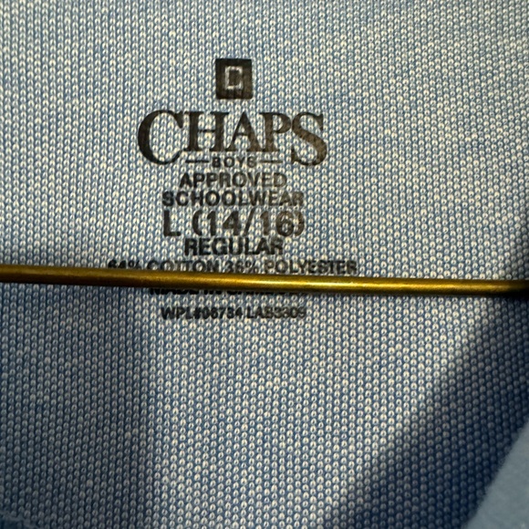 Two uniform light blue polos 1 LS, 1 SH size 16 - Picture 2 of 6